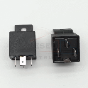 (W 226-015) RELAY 12V 30AMP SOPORTE PLASTICO 4T